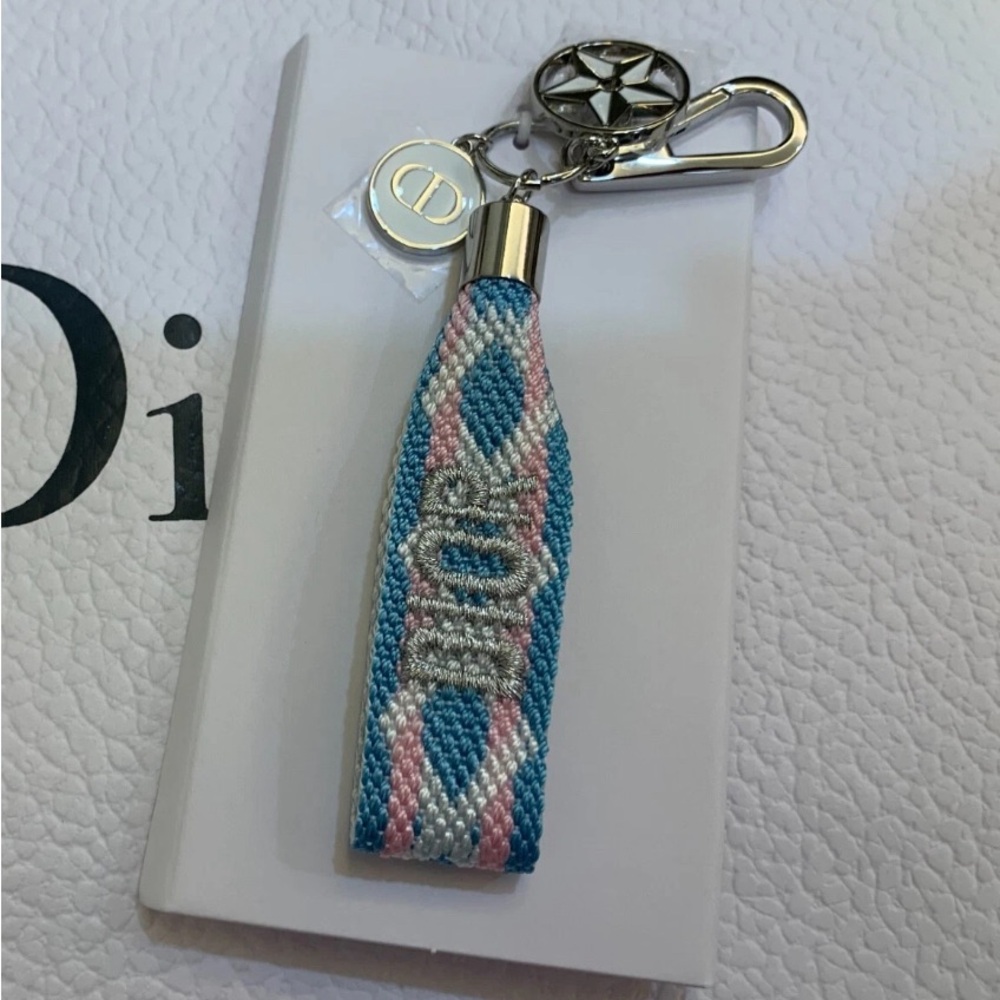 Authentic Dior Braided Keychain